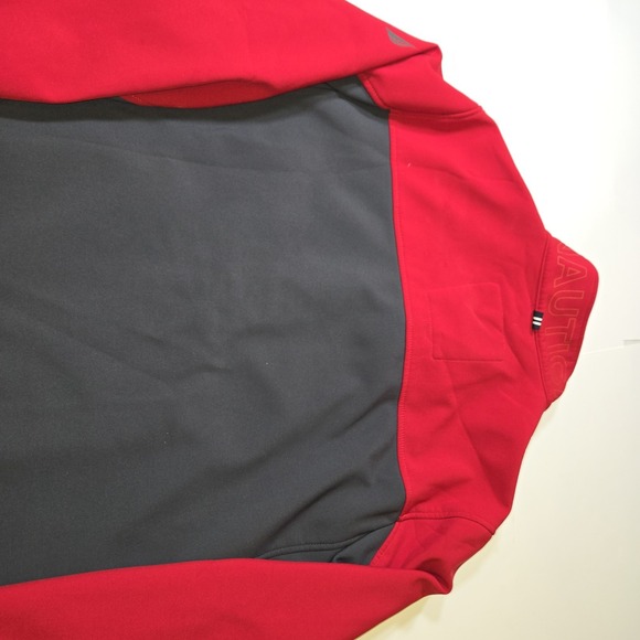 Nautica Vintage Full Zip Jacket‎ Adult Men's XL Red/ Gray - Picture 7 of 7